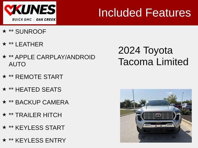 Photo of 2024 Celestial Silver Metallic Toyota Tacoma