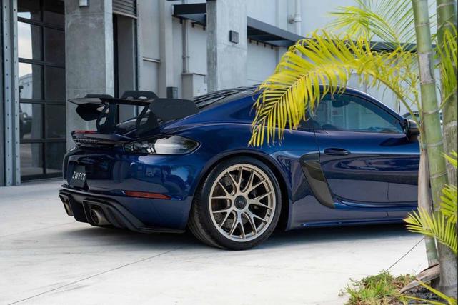 Photo of 2023 Gentian Blue Metallic Porsche 718 Cayman
