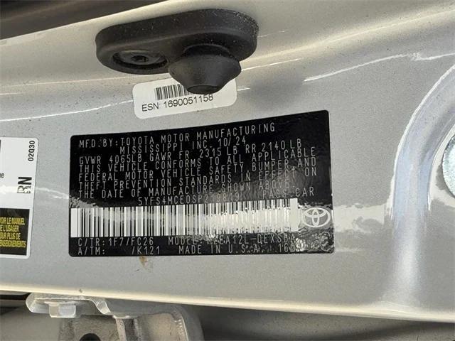 Photo of 2025 Silver Toyota Corolla