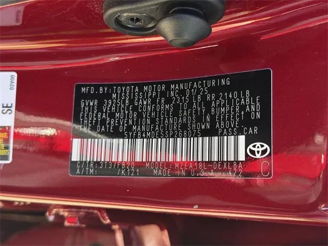 Photo of 2025 Ruby Flare Pearl Toyota Corolla