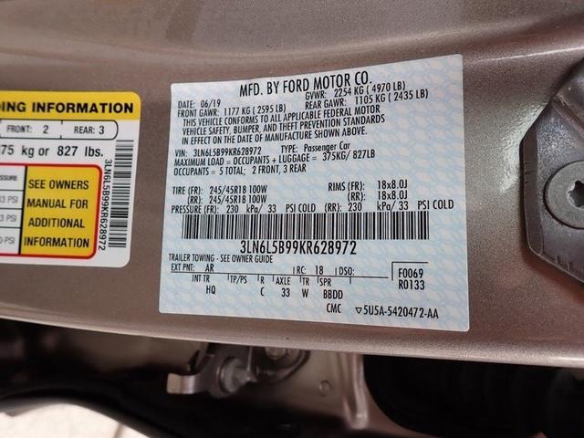 Photo of 2019 Iced Mocha Metallic Lincoln MKZ