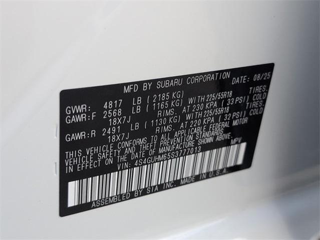 Photo of 2025 Crystal White Pearl Subaru Crosstrek
