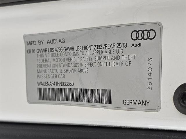 Photo of 2017 Glacier White Metallic Audi A4