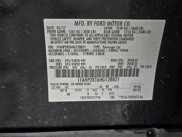 Photo of 2017 Shadow Black Ford Taurus