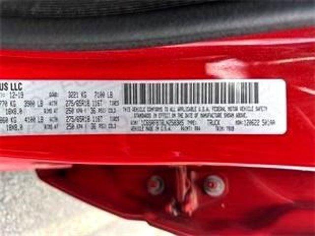Photo of 2020 Flame Red Clearcoat RAM 1500