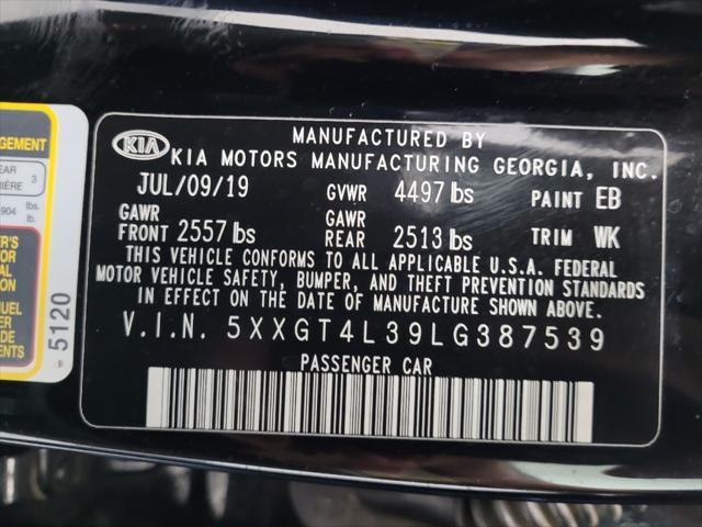 Photo of 2020 Ebony Black Kia Optima