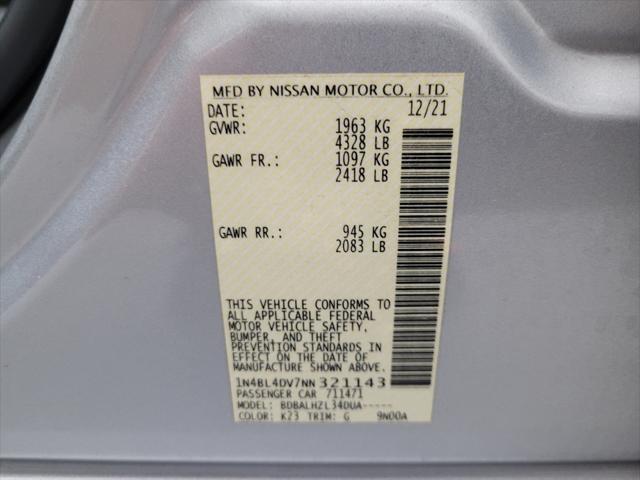 Photo of 2022 Brilliant Silver Metallic Nissan Altima