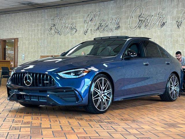 Photo of 2024 Twilight Blue Metallic Mercedes-Benz AMG C 43