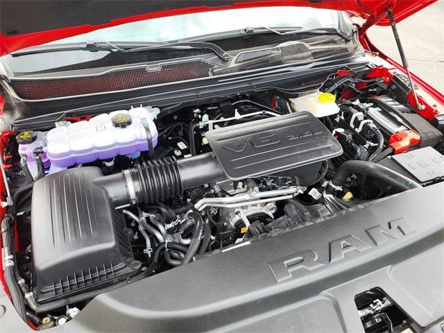 Photo of 2025 Flame Red Clearcoat RAM 1500
