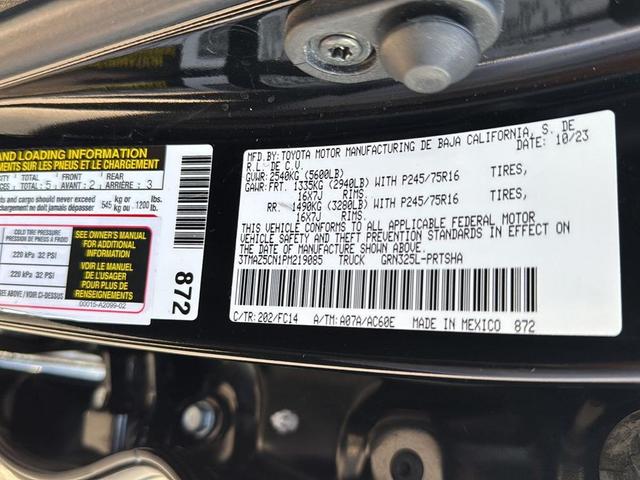 Photo of 2023 Black Toyota Tacoma