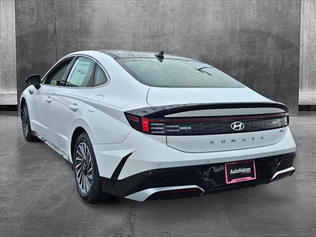 Photo of 2025 Serenity White Hyundai SONATA Hybrid