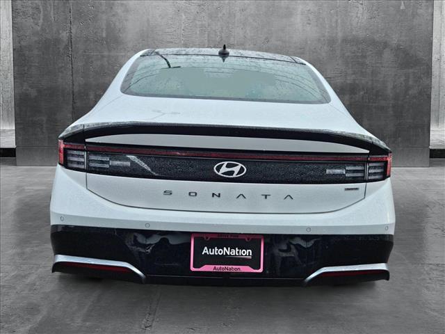 Photo of 2025 Serenity White Hyundai SONATA Hybrid