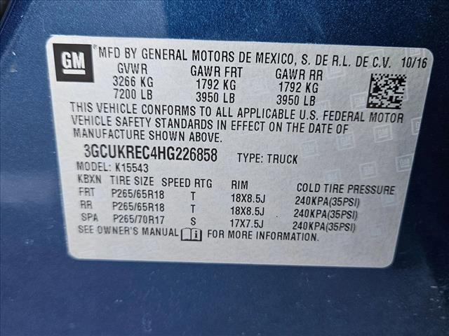 Photo of 2017 Deep Ocean Blue Metallic Chevrolet Silverado 1500
