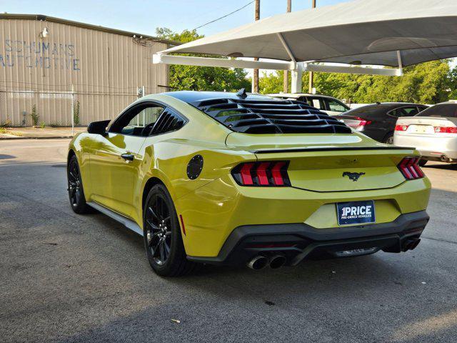 Photo of 2025 Intense Lime Yellow Metallic Ford Mustang