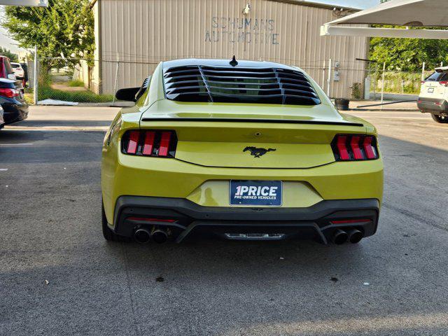 Photo of 2025 Intense Lime Yellow Metallic Ford Mustang