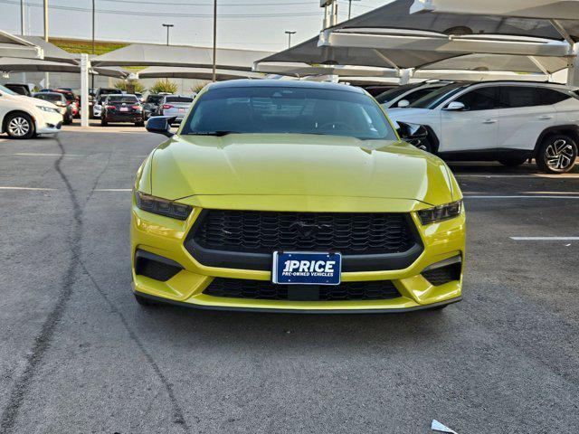 Photo of 2025 Intense Lime Yellow Metallic Ford Mustang
