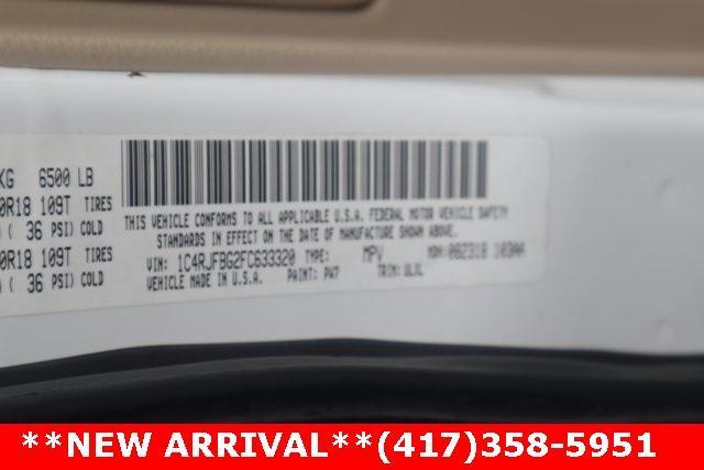 Photo of 2015 Bright White Clearcoat Jeep Grand Cherokee