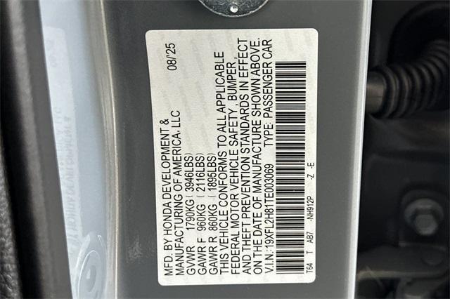 Photo of 2026 Urban Gray Pearl Honda Civic