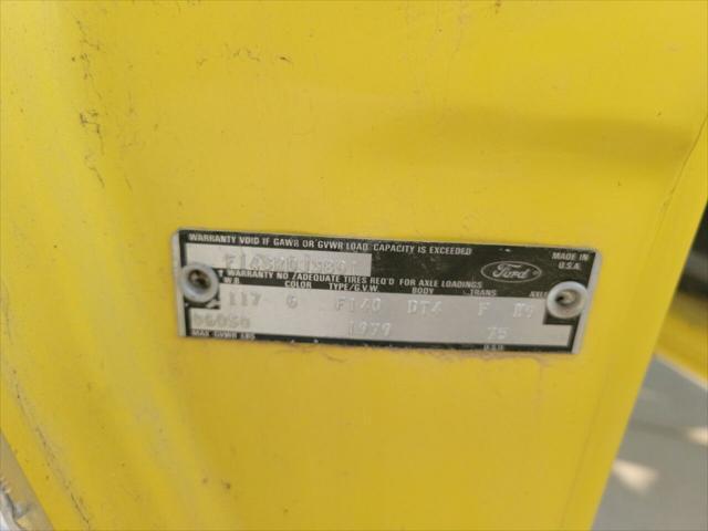 Photo of 1979 Yellow Ford F-150