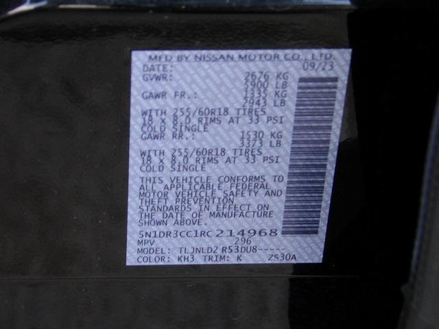 Photo of 2024 Super Black Nissan Pathfinder