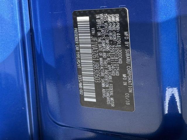 Photo of 2018 Blue Subaru WRX STI