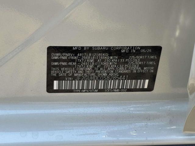 Photo of 2025 Crystal White Pearl Subaru Crosstrek