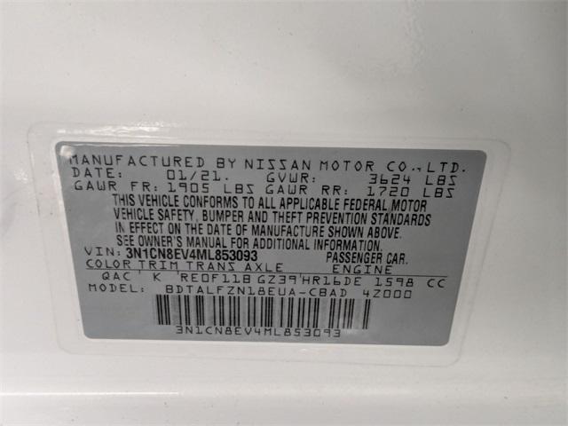 Photo of 2021 Aspen White TriCoat Pearl Nissan Versa