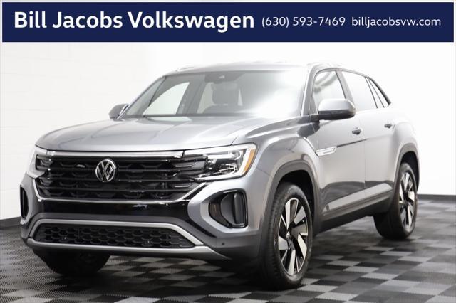 Photo of 2025 Platinum Gray Volkswagen Atlas Cross Sport