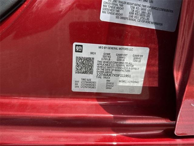 Photo of 2025 Volcanic Red GMC Sierra 3500