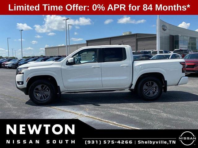 Photo of 2025 Glacier White Nissan Frontier