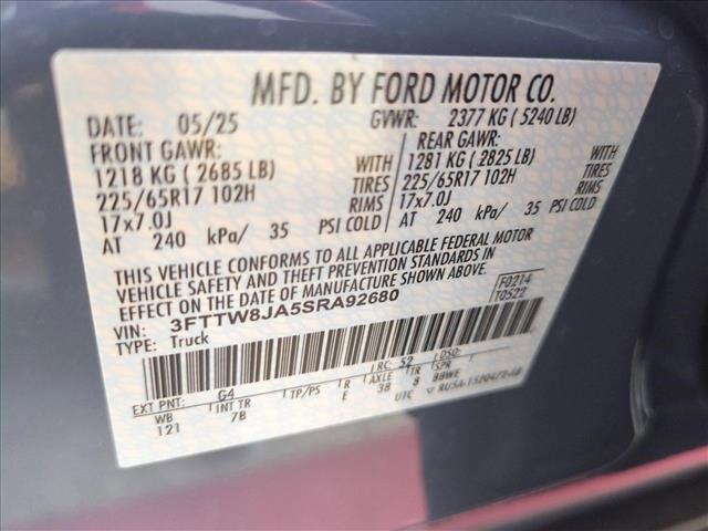 Photo of 2025 Azure Gray Metallic Tri-Coat Ford Maverick