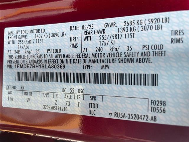 Photo of 2025 Ruby Red Metallic Tinted Clearcoat Ford Bronco