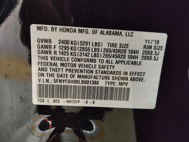 Photo of 2020 Black Forest Pearl Honda Passport