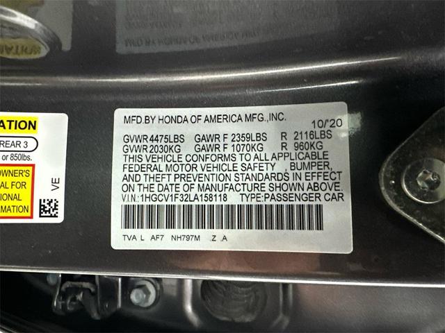 Photo of 2020 Modern Steel Metallic Honda Accord