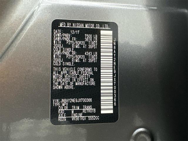 Photo of 2018 Gun Metallic Nissan Armada