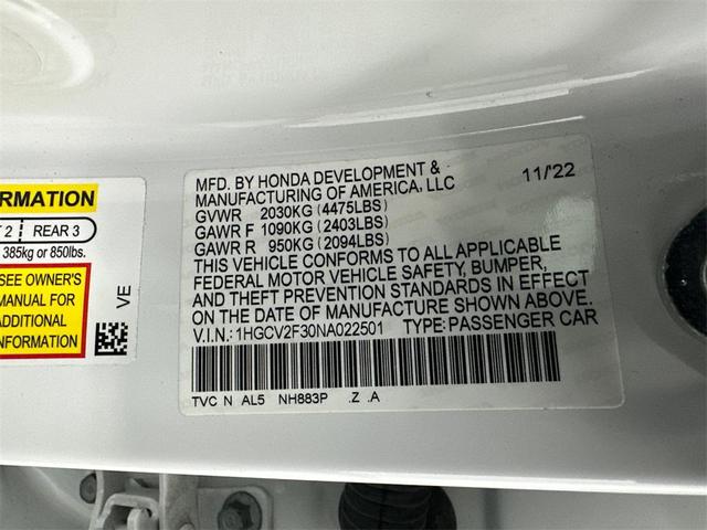 Photo of 2022 Platinum White Pearl Honda Accord