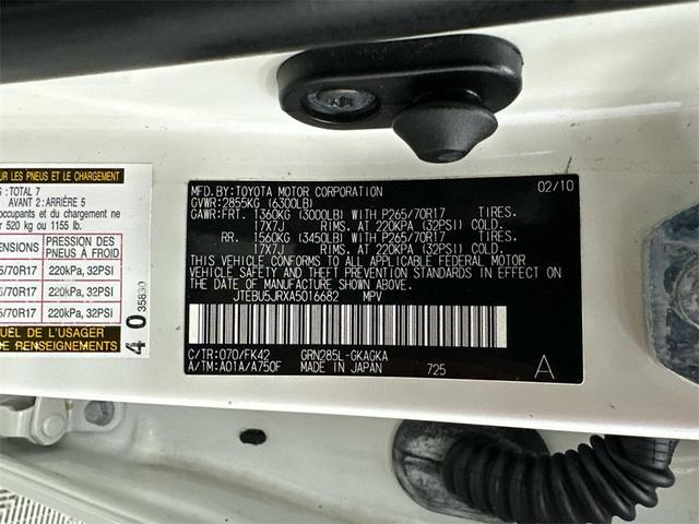 Photo of 2010 Blizzard Pearl Toyota 4Runner
