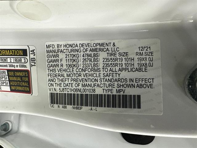 Photo of 2022 Platinum White Pearl Acura RDX