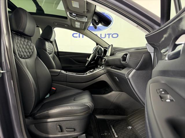 Photo of 2021 Lagoon Blue Hyundai SANTA FE
