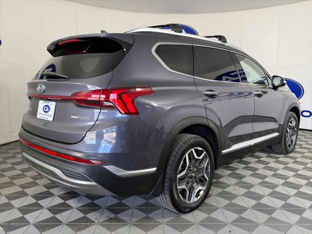 Photo of 2021 Lagoon Blue Hyundai SANTA FE