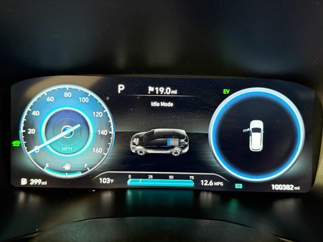 Photo of 2021 Lagoon Blue Hyundai SANTA FE