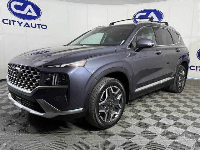Photo of 2021 Lagoon Blue Hyundai SANTA FE