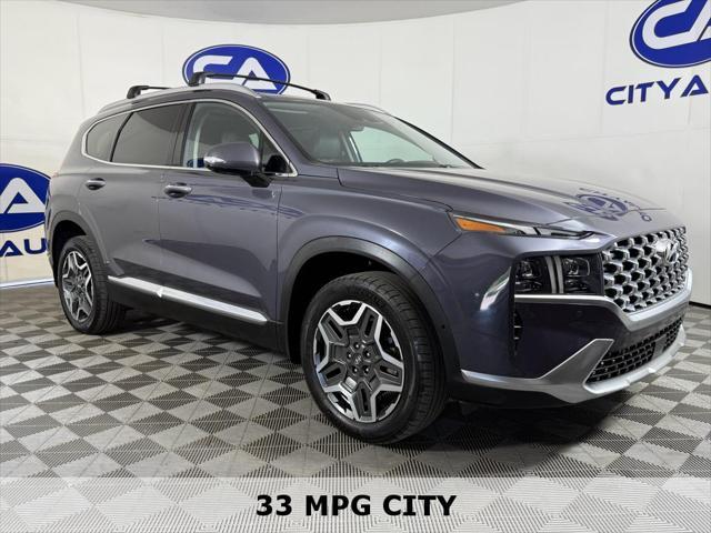 Photo of 2021 Lagoon Blue Hyundai SANTA FE