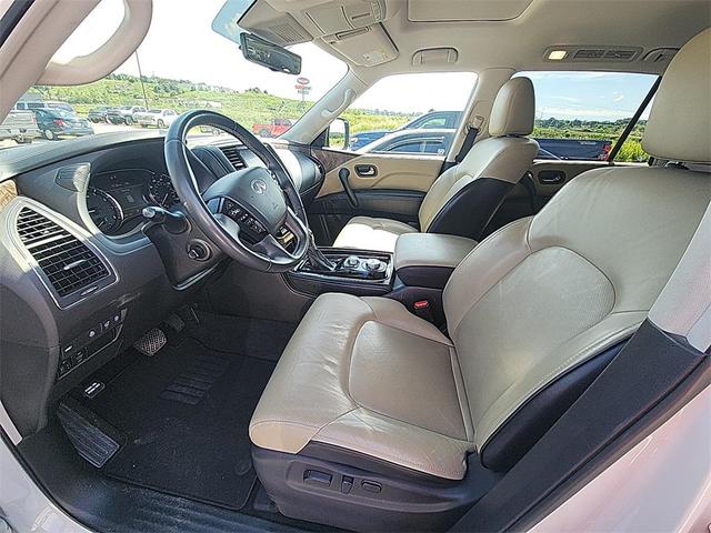 Photo of 2021 Moonstone White INFINITI QX80