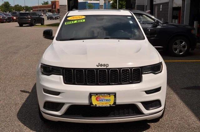 Photo of 2020 Bright White Clearcoat Jeep Grand Cherokee