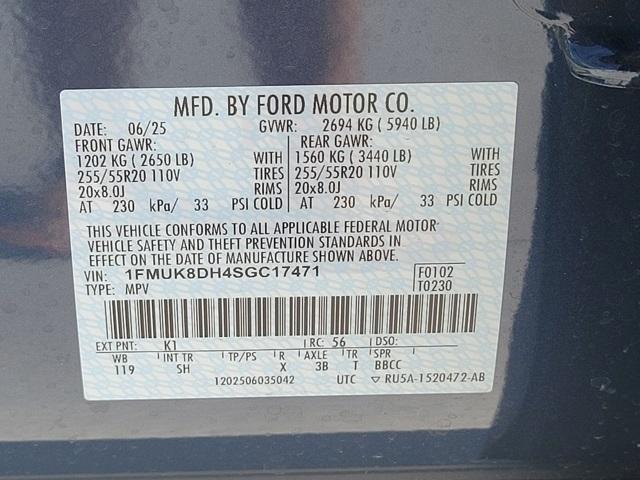 Photo of 2025 Vapor Blue Metallic Ford Explorer