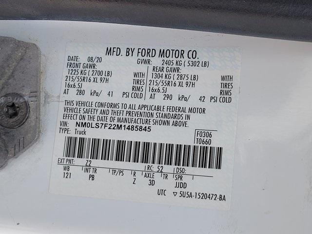 Photo of 2021 Frozen White Ford Transit Connect