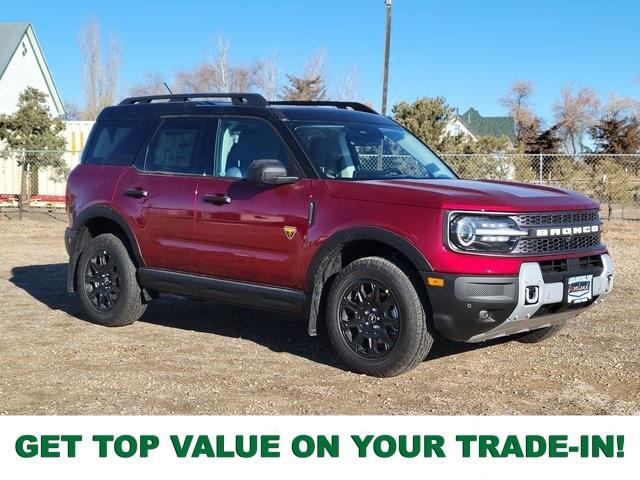 Photo of 2025 Ruby Red Metallic Tinted Clearcoat Ford Bronco Sport