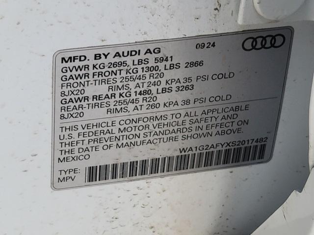 Photo of 2025 Glacier White Metallic Audi Q5