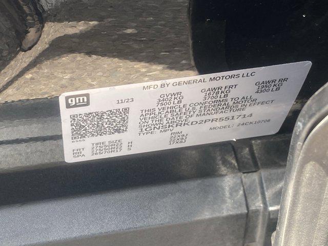 Photo of 2023 Black Chevrolet Tahoe